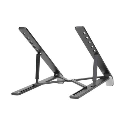 A (Black)Desk Laptop Stand Foldable Aluminum Alloy Computer Stand Portable Lapt - Photo 7/12