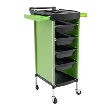 New upgrade Salon Trolley with 4 Drawers & Dryer Holder Multipurpose Tool Cart