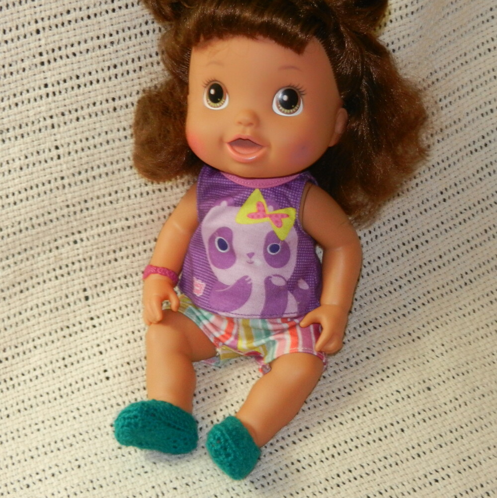 Doll Slippers fit American Girl, Journey Girls, Disney Toddler Princess Lt. Blue