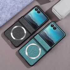 For Motorola Razr+/Razr 2024/Razr Ultra 2025 Hinge Protection PC Mag Safe Case 