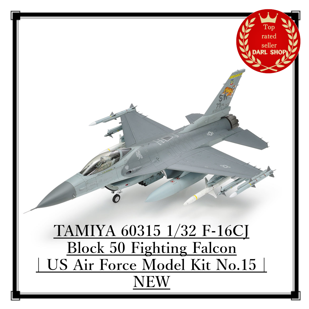 TAMIYA 60315 1/32 F-16CJ Block 50 Fighting Falcon | US Air Force