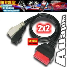 OBD2 auf 2x2 Diagnose Adapter für VW AUDI SEAT SKODA VAG Fahrzeuge VCD +