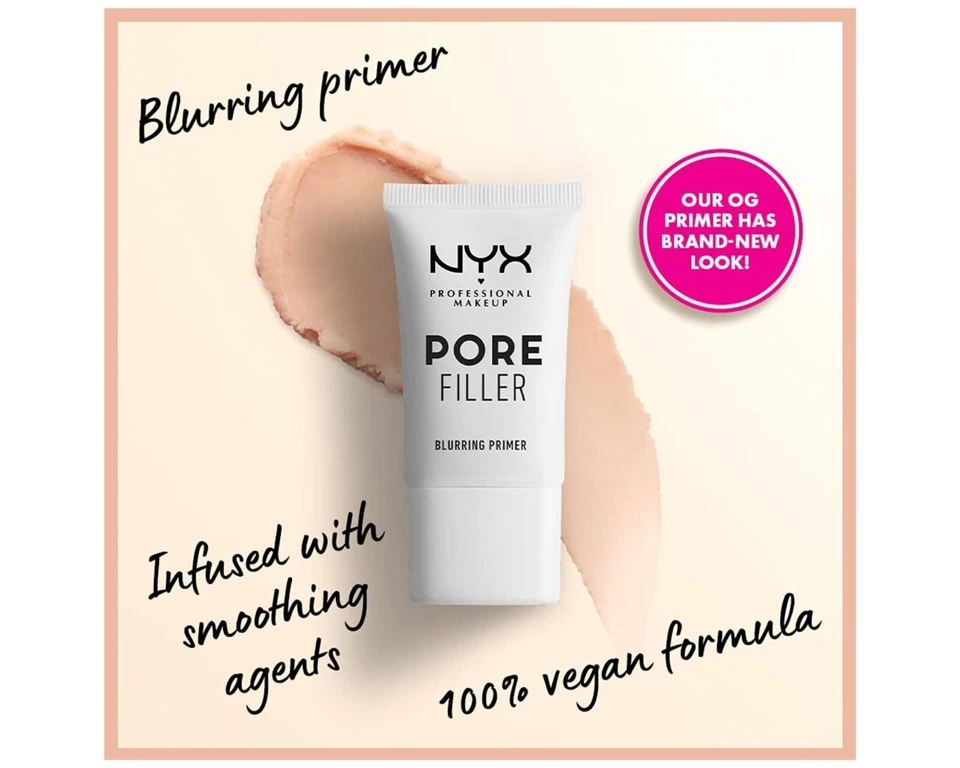 NYX Pore Filler Blurring Primer, Vegan Face Primer - Filler Primer/Base 0.67 oz - Image 2 of 3