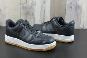 Nike Air Force 1 07' PRM Off Noir Black 896185-008 Women's Size 7 Gum Bottom | eBay