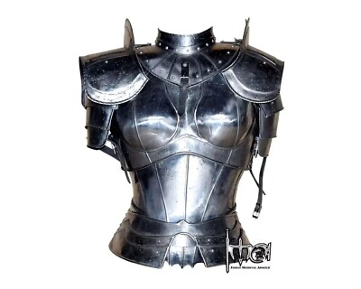 Medieval Knight Fantasy Full Armor Female Lady Cuirass Cosplay Costume Armor