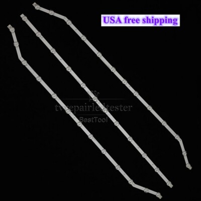 3 Stück (2*13LED + 1*12LED) LED-Streifen für Samsung 40'' TV BN96-28766A BN96-28767A
