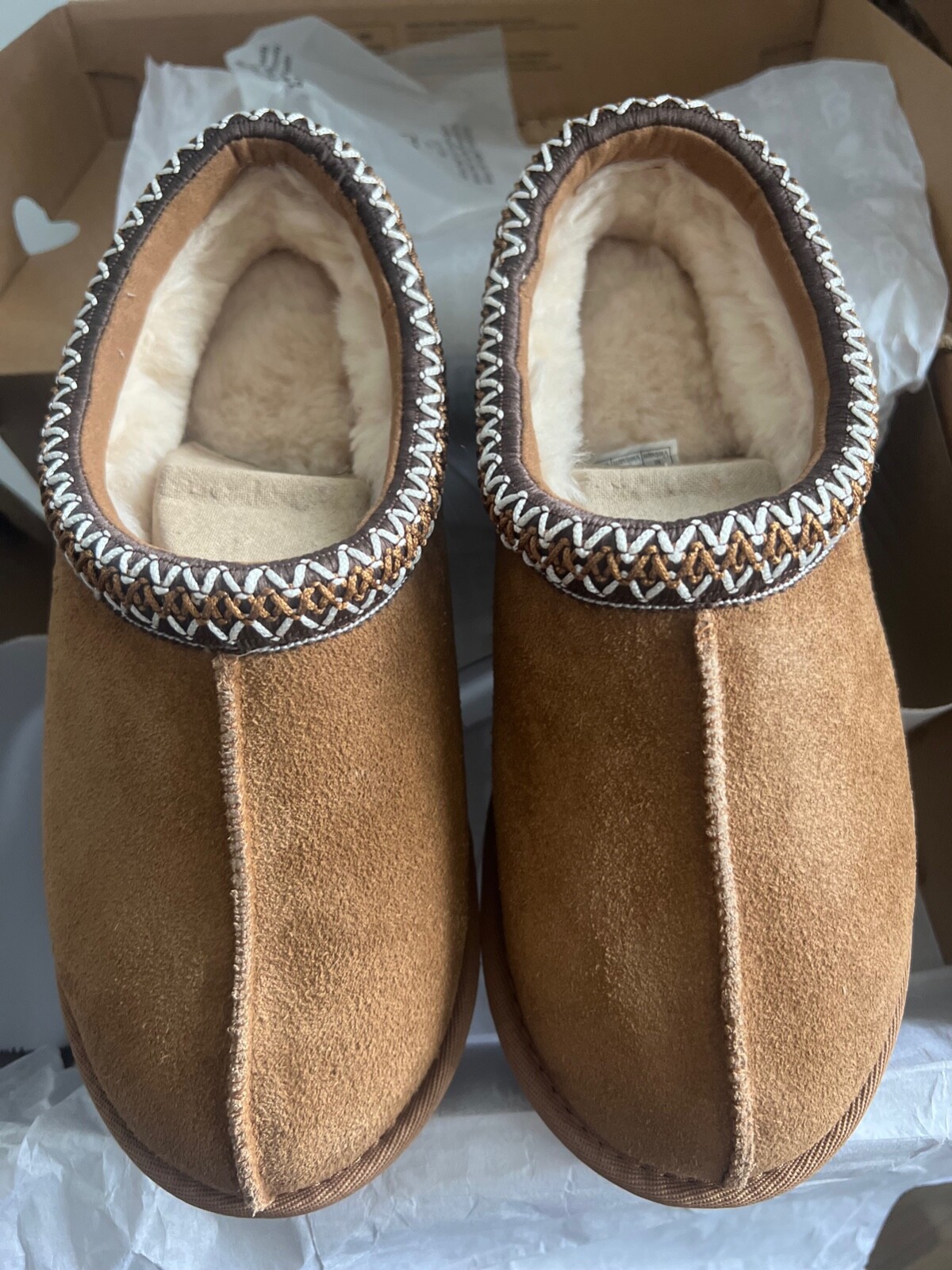 UGG Women's Tasman Slipper Sz 6 Chestnut NEW IN BOX image 6