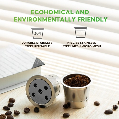 For Keurig K-Supreme Plus Stainless Steel 5 Holes Filter Cup Coffee Pod Capsule - Picture 4 of 9