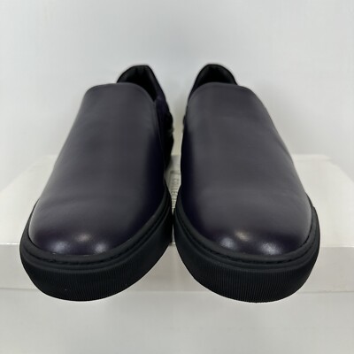 Versace Collection Baroque Slip On Sneakers Shoes Purple 