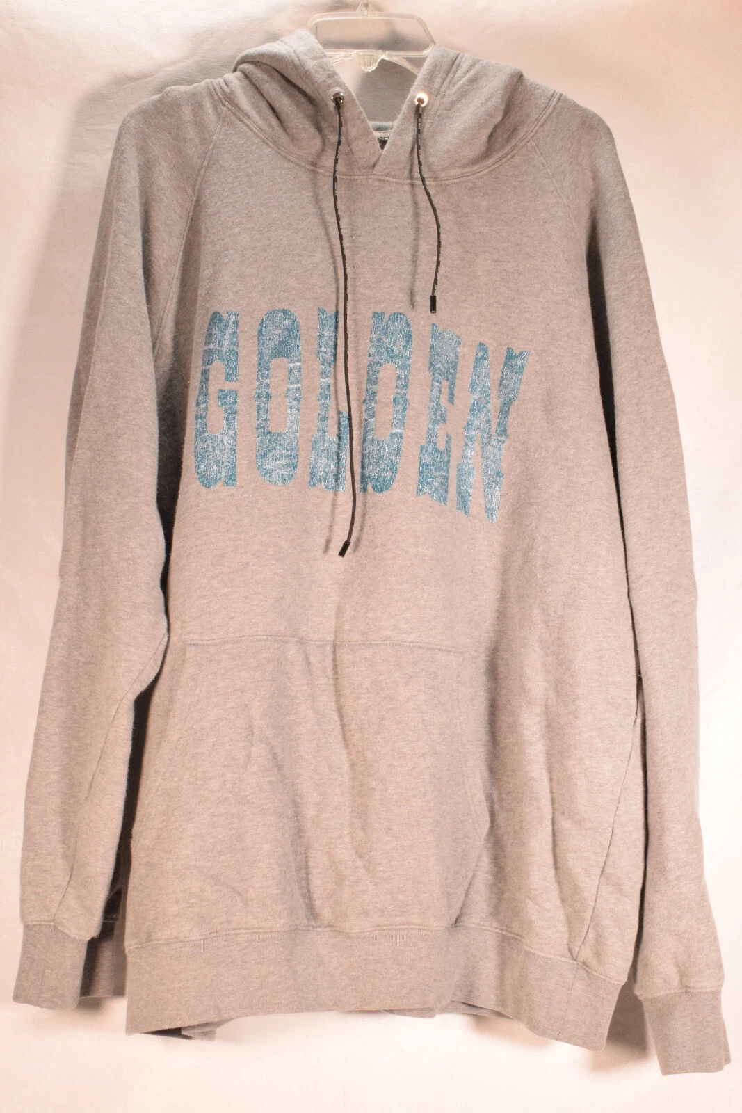 Golden Goose Mens Hoodie Gray Fleece XL