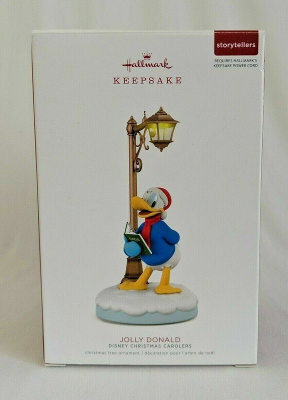 HALLMARK 2018 Keepsake Power Cord Storytellers JOLLY DONALD Ornament NEW