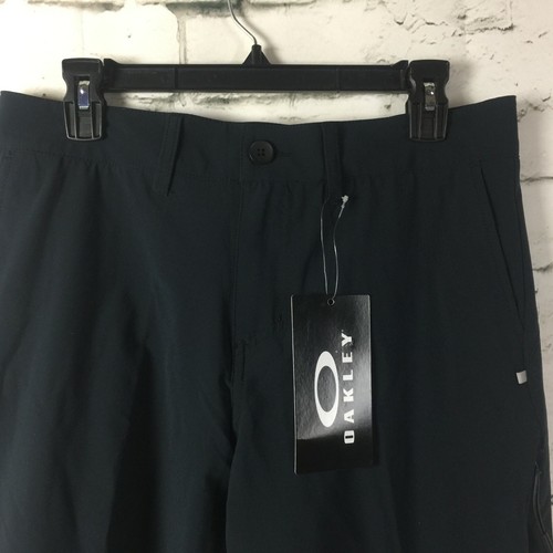 Oakley Mens 30, 32, 34 Icon Chino Hybrid Quick Dry Golf Shorts 442218 Navy Blue - Picture 9 of 14