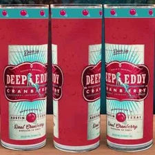 Deep Eddy Cranberry Vodka Novelty Travel Mug Cup Tumbler