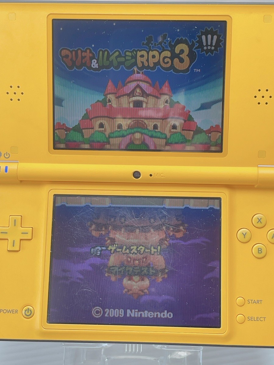Nintendo DSi XL LL Yellow Console Japanese ver NTSC-J tested Nintendo DSi XL LL Yellow Console Japanese ver NTSC-J tested