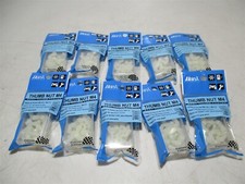 Akust SK03-0032-AKS White Rustless Nylon Thumb Fan Mount Nut M4 - Lot of 100
