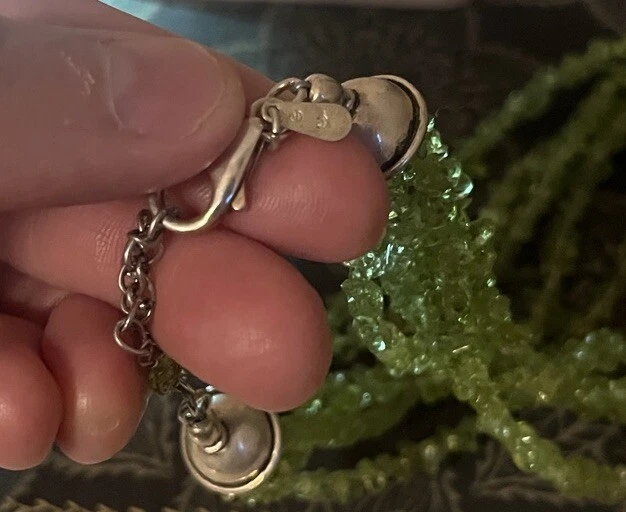 Collar multihilo de peridoto plata 925 Silpada Foto 4 de 4