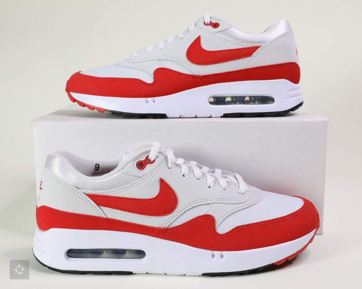 Nike Air Max 1 '86 OG Golf Red White Promo Shoes Men's Size Nike Air Max 1 '86 OG Golf Red White Promo Shoes Men's Size