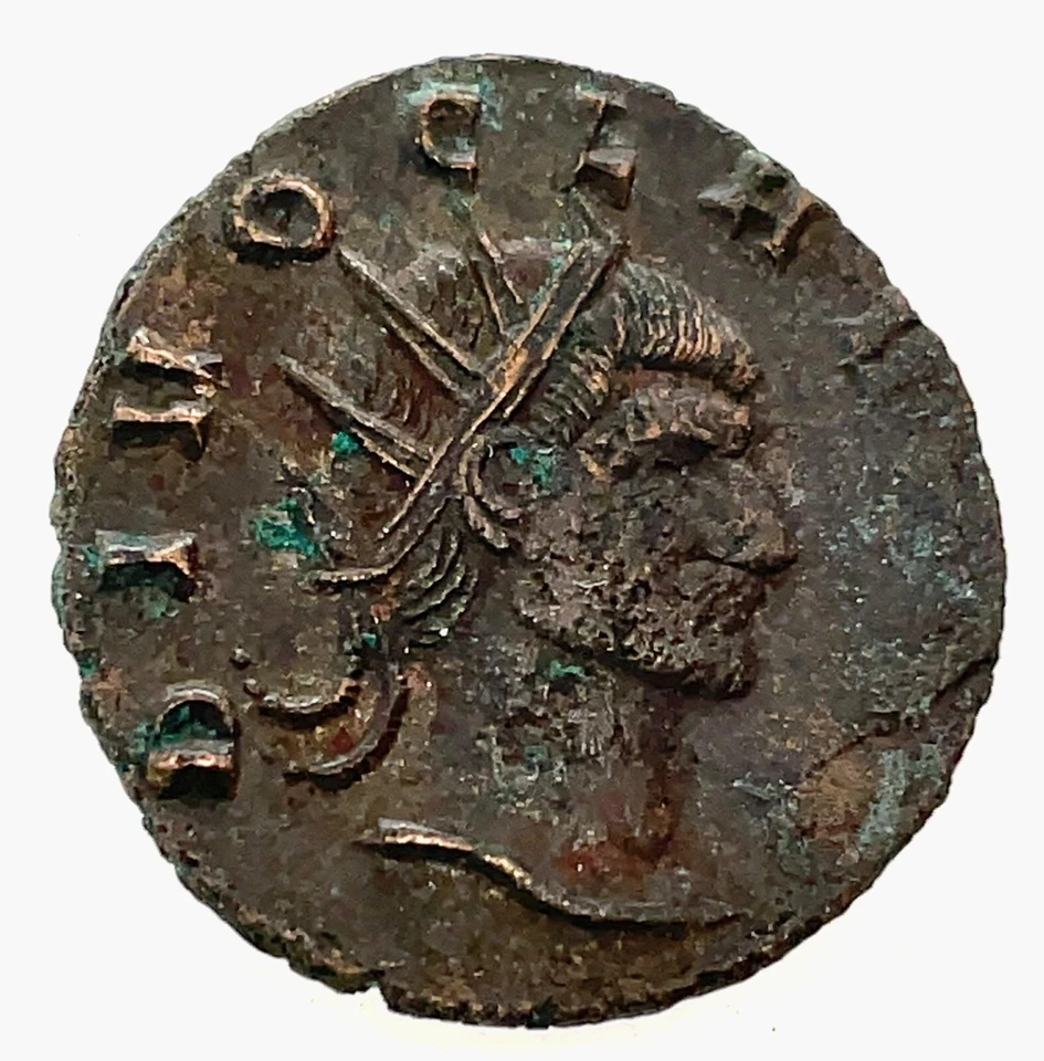 Rome : Divus Claudius II Gothicus Æ Antoninianus Altar 268-270AD  19mm  2.5 gram - Image 4 of 4