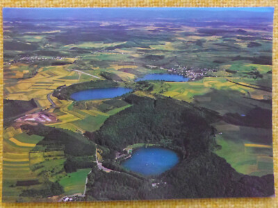 Postcard Daun/Vulkaneifel, the Dauner Maare (57-24)