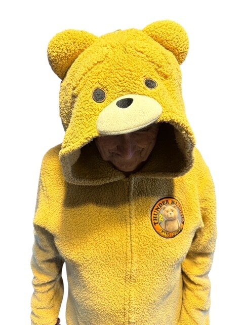 Thunder Buddies For Life Ted Bear Cosplay/ Halloween Costume Size XL