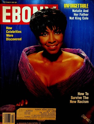Ebony Magazine October 1991 Natalie Cole Queen Latifah Salt n Pepa Hal McRae
