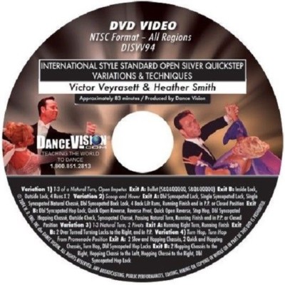 QUICKSTEP International Style Standard Open Silver Variations Dance Vision DVD