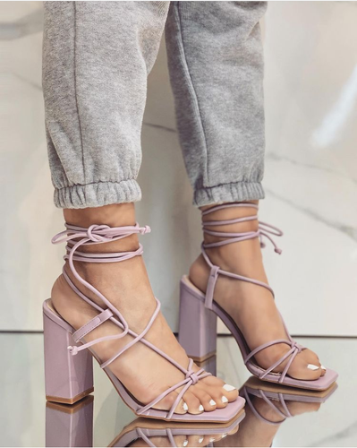 Sandali alla schiava scarpe estive aperte scarpe donna con tacco alto  Comodo IT | eBay