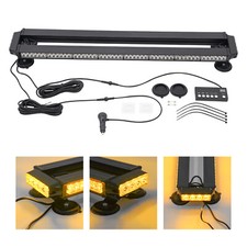 ✌37" 104 LED Strobe Light Bar Amber Response Emergency Beacon Warn Tow Truck NEW