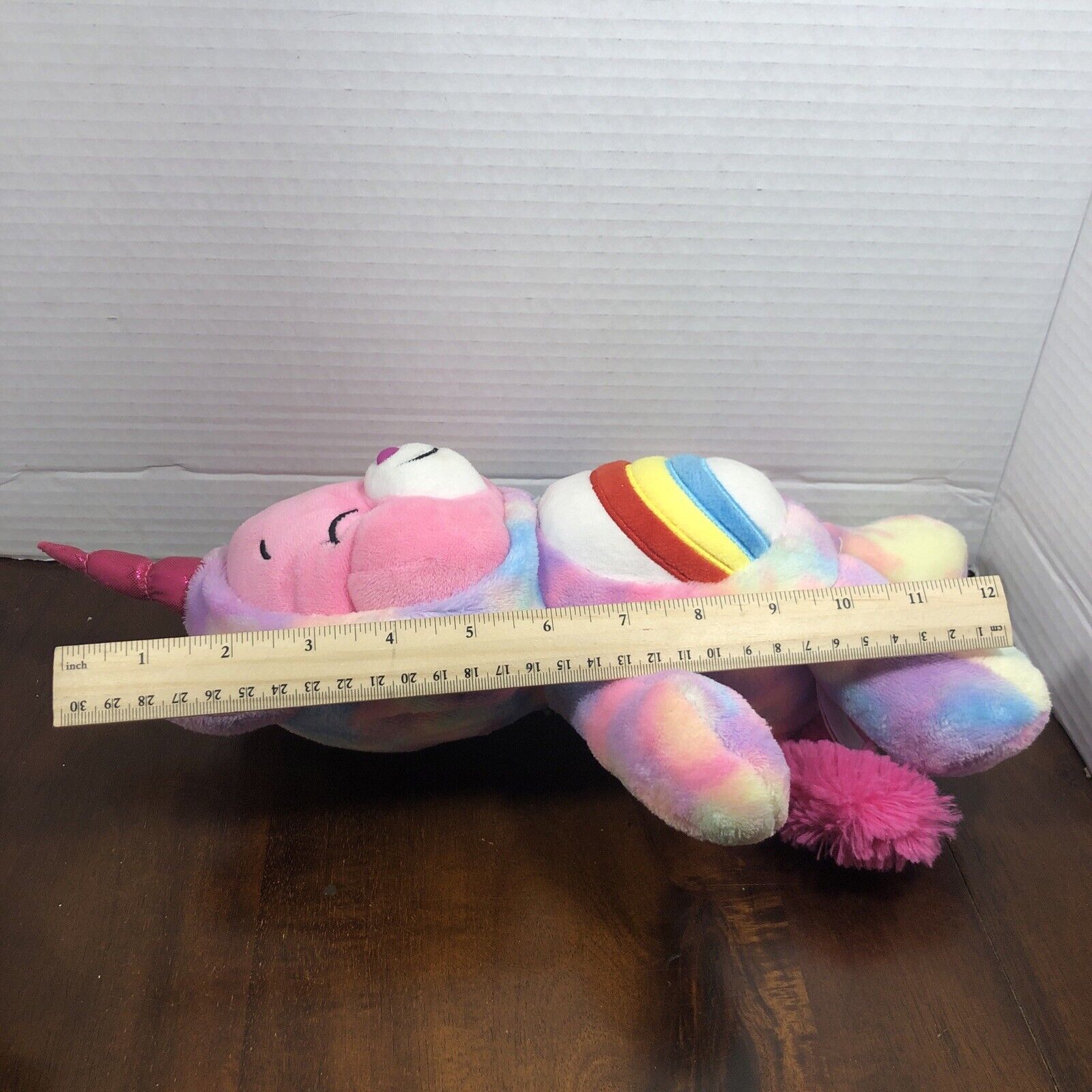 Care Bears 12” Cheer Bear Unicorn Hoodie Friends Collector Pink Plush Rainbow