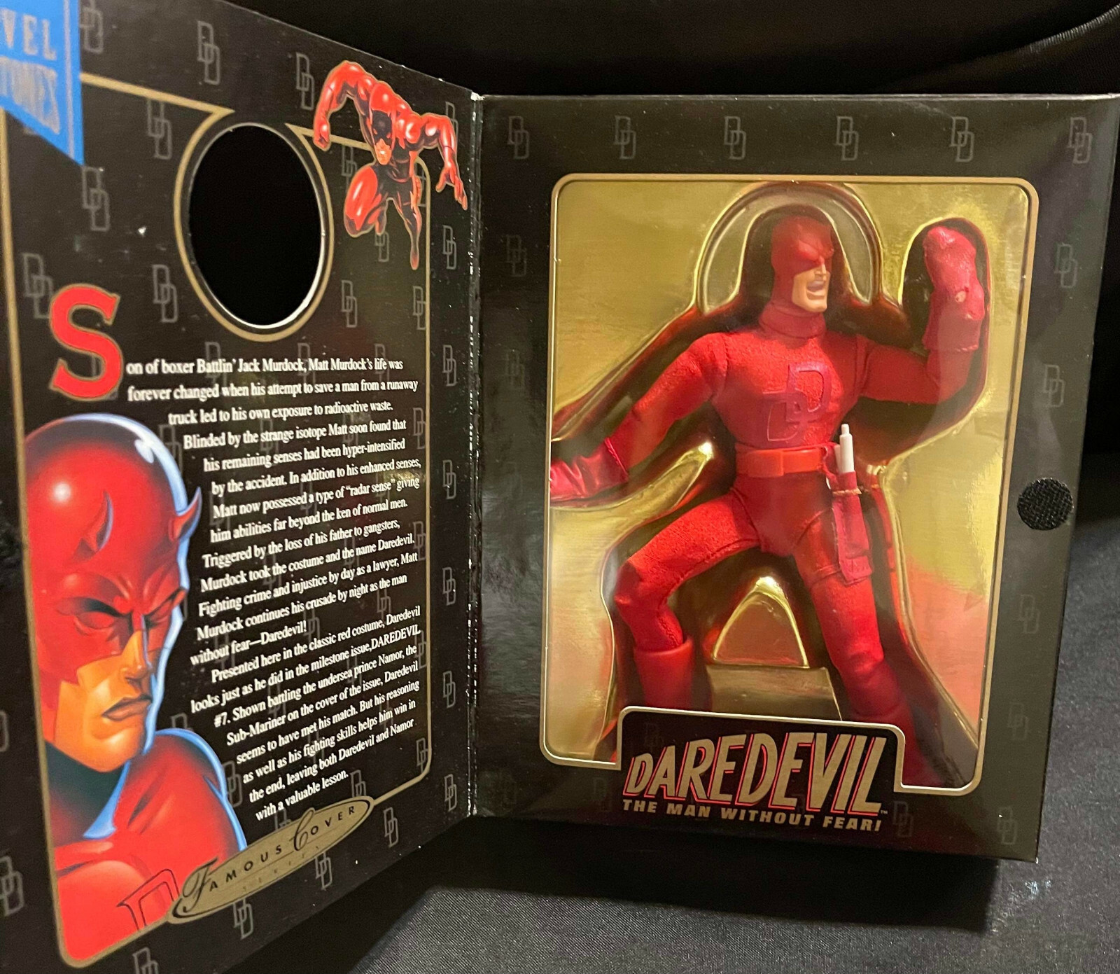 Daredevil Marvel Famous Cover Series Action Figure 1998 Poseable eBay