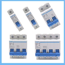CHINT MCB Circuit Breaker 1/2/3/4P 1A/2A/3/4/6/10/16/20/25/32A to 125A Type C