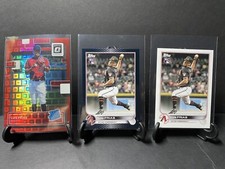 2022 Donruss Optic Luis Frias Rated RC FOTL Red Pandora /99 & Mini Black + Base