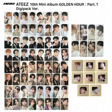 ATEEZ 10th Mini Album Golden Hour Part.1 Digipack Ver Photocard Bookmark KPOP
