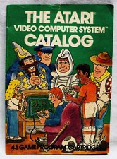 THE ATARI VIDEO COMPUTER SYSTEM 43 GAME CATALOG 1981 VINTAGE GAMING