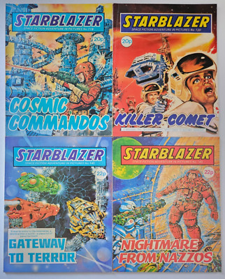 Starblazer Comic Book Nos. 119, 120, 142, 143 D.C. Thompson
