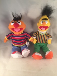 bert and ernie soft toys