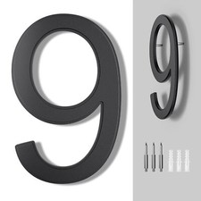 Black House Numbers for Outside Address Numbers for House Numbers Large Metal...