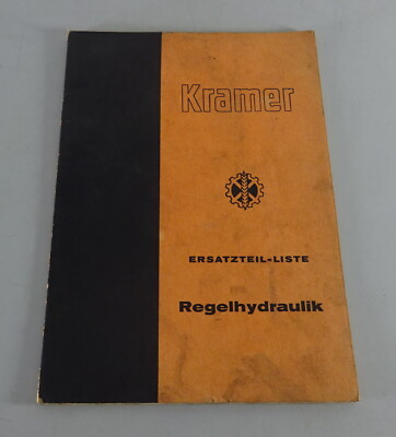 Kramer Parts Catalog Hydraulic Lifter Group 2 State 04/1963
