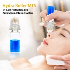 Rodillo Derma Hydra 64 pines con botella suero infusión sistema de rejuvenecimiento de la piel facial