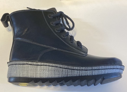 black and cream loafers