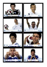 Autograph card set FC Schalke 04 2007-08 28 cards (2644)