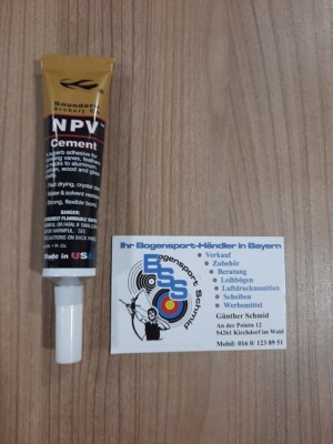 Saunders Kleber NPV 1116 Arrow Mate Cement Vanes Federn Naturfedern Carbonpfeile