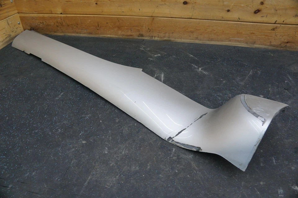 Falda lateral izquierda del conductor moldura basculante plateada (67u) 10378334 Chevy RSR 03-06 Foto 2 de 4