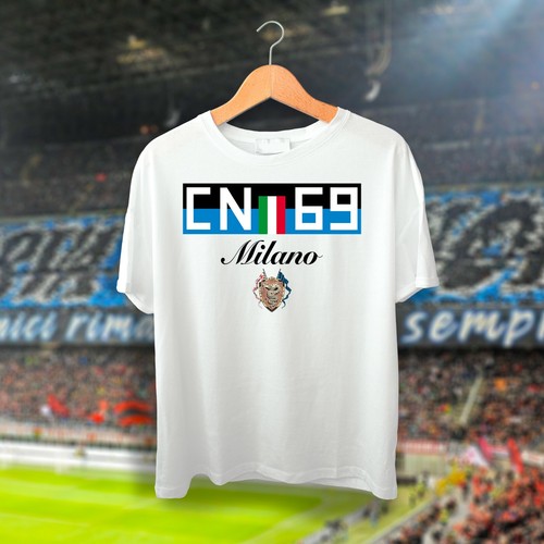 CN69 INTER T SHIRT MAGLIETTA T-SHIRT BIANCA ULTRAS CALCIO CURVA NORD | eBay