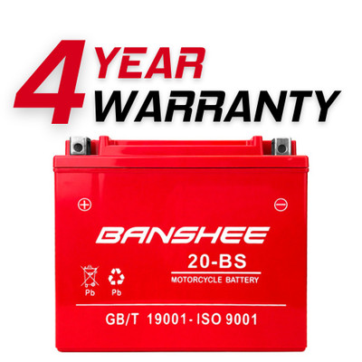 Banshee Replaces Yuasa YUAM32RBS YTX20-BS Battery