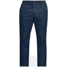 Mens Under Armour Showdown Chino Tapered Trousers, Navy Blue, NEW