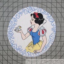 BonEful Fabric Cotton Quilt Disney Snow White Large Applique Girl Costume Dress