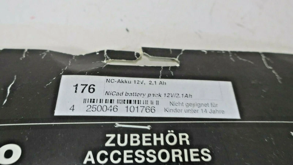 Wedico NiCd battery pack 12 V / 1.5 Ah 1/16 1/14 Tamiya tractor Trailer  - Image 2 of 3