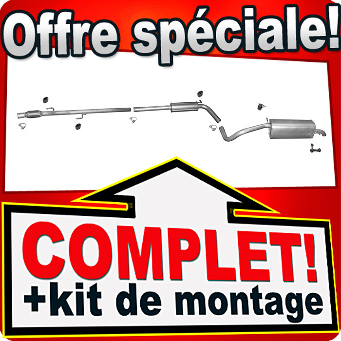 Échappement pour SEAT IBIZA IV 1.2 TSI break réparation ligne gaz avec tuyau 2010