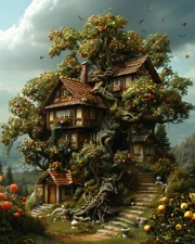 Mystical Menagerie: Enchanting 8x10 Art Prints for Visionary Minds  79171650